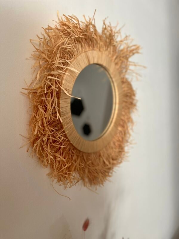 Miroir "Le Raphia" Moyen – Image 2