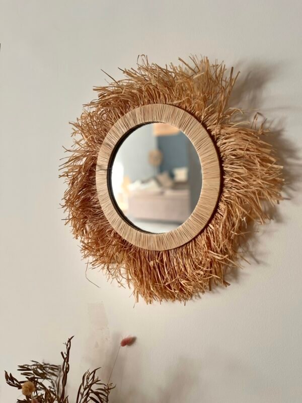 Miroir "Le Raphia" Moyen