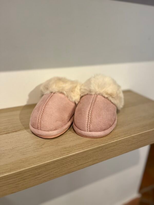 Chausson « Moumoute » Rose