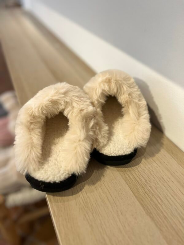 Chausson « Moumoute » Noir – Image 3
